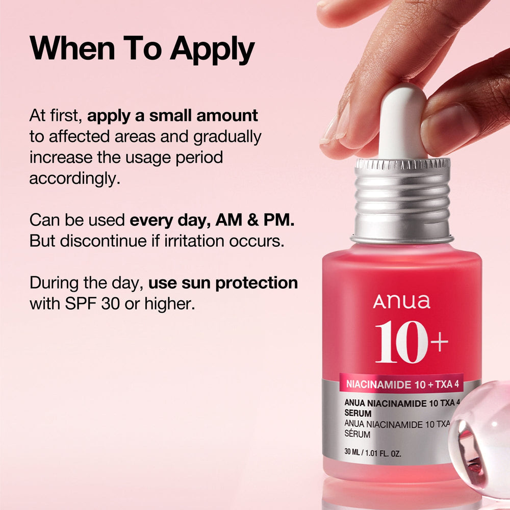 ANUA 10% Niacinamide + 4% Tranexamic Acid Serum (30ml)