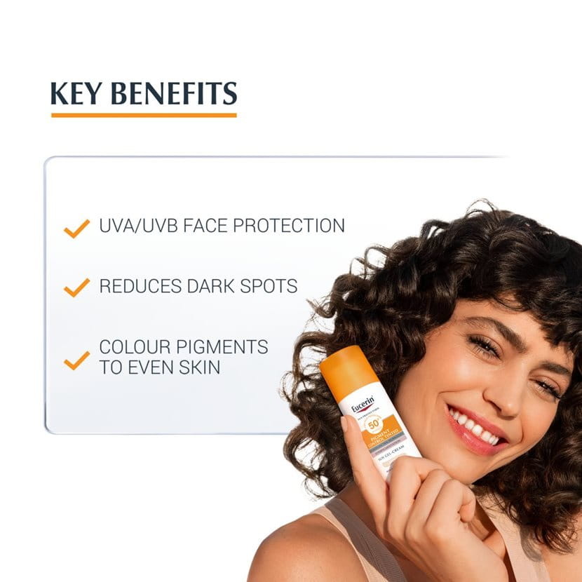 Eucerin Sun Pigment Control Tinted Facial Sun Fluid SPF50+ Light 50ml My Store